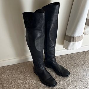 Tory Burch Simone Over The Knee Boot | Black 8.5M